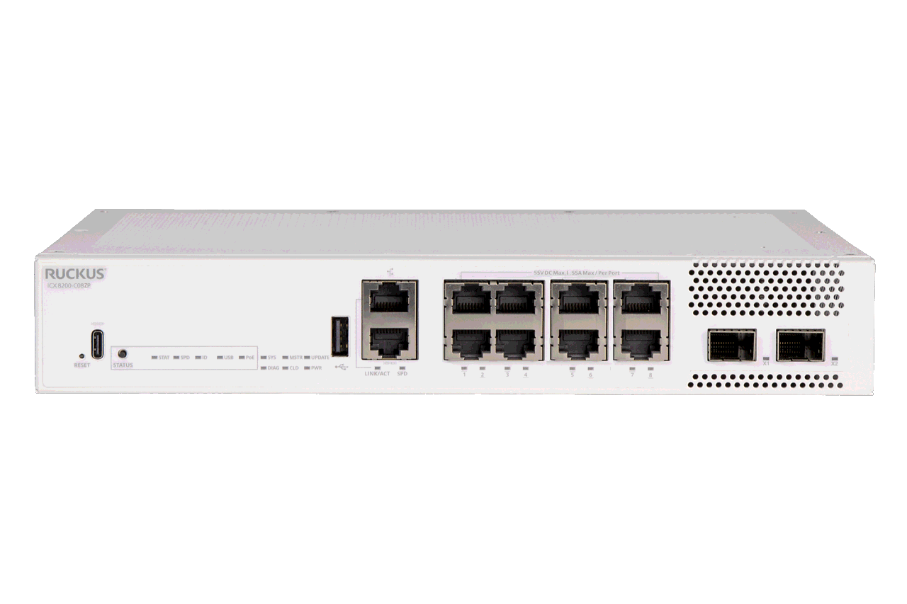 RUCKUS ICX 8200-C08ZP