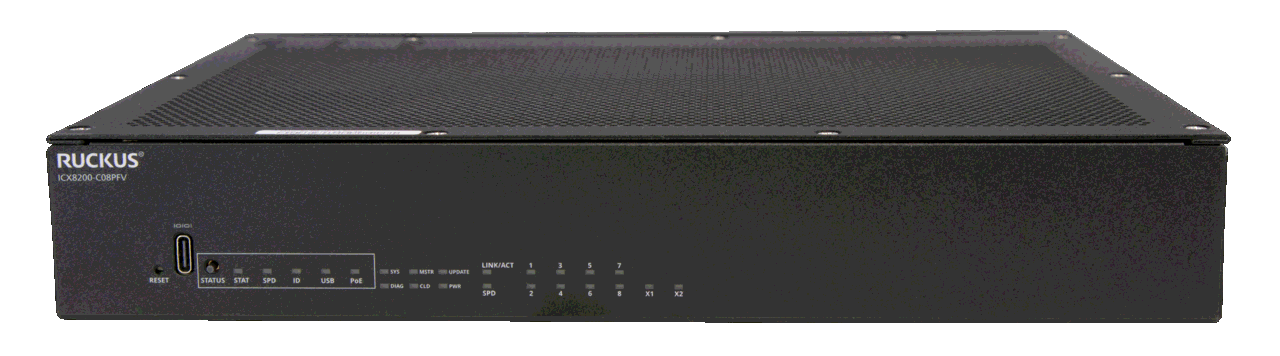RUCKUS ICX 8200-C08PFV PoE